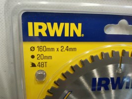 3x Irwin cirkelzaag blad T18, T40, T48 (6)